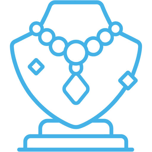 Icon depticing a necklace.